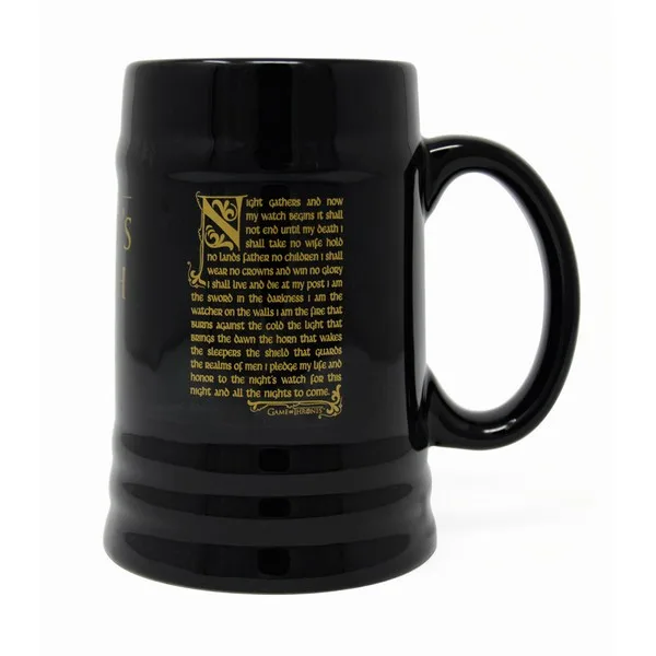 GAME OF THRONES (NIGHT'S WATCH OATH) CERAMIC